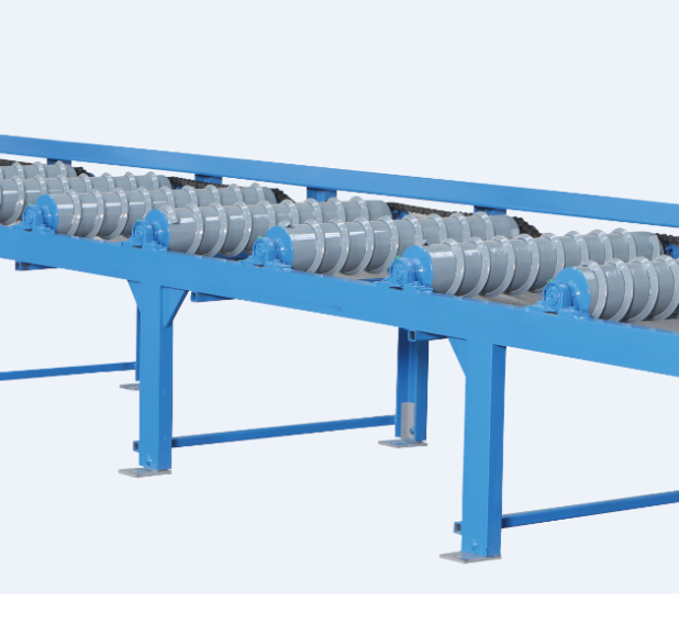 LONGITUDIAL TIMBER TRANSFER WITH FIXED FLAGS